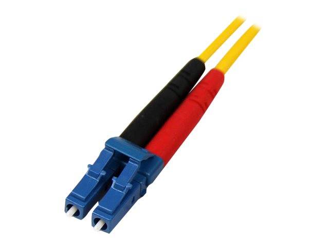 StarTech.com 4m Fiber Optic Cable - Single-Mode Duplex 9/125 - LSZH - LC/LC - OS1 - LC to LC Fiber Patch Cable (SMFIBLCL
