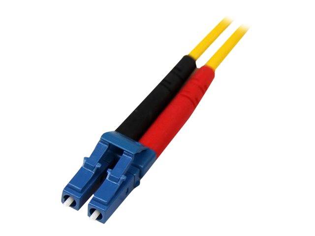 StarTech.com 10m Fiber Optic Cable - Single-Mode Duplex 9/125 - LSZH - LC/LC - OS1 - LC to LC Fiber Patch Cable (SMFIBLC