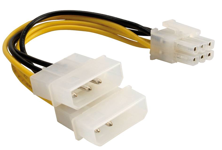Delock - Stromkabel - 6-poliges PCIe Power (W)