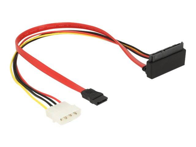 DeLOCK - SATA-Kabel - Serial ATA 150/300/600 - interne Stromversorgung, 4-polig, SATA bis SATA Combo (R)
