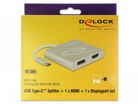 DeLOCK - Externer Videoadapter - USB-C - HDMI, DisplayPort