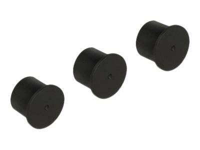 DeLOCK - Schutzkappe - Schwarz (Packung mit 10)