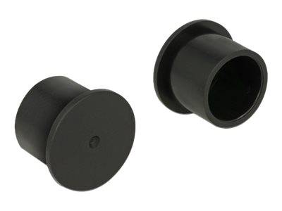 DeLOCK - Schutzkappe - Schwarz (Packung mit 10)