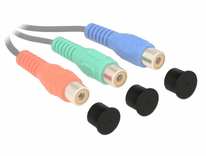 DeLOCK - Schutzkappe - Schwarz (Packung mit 10)