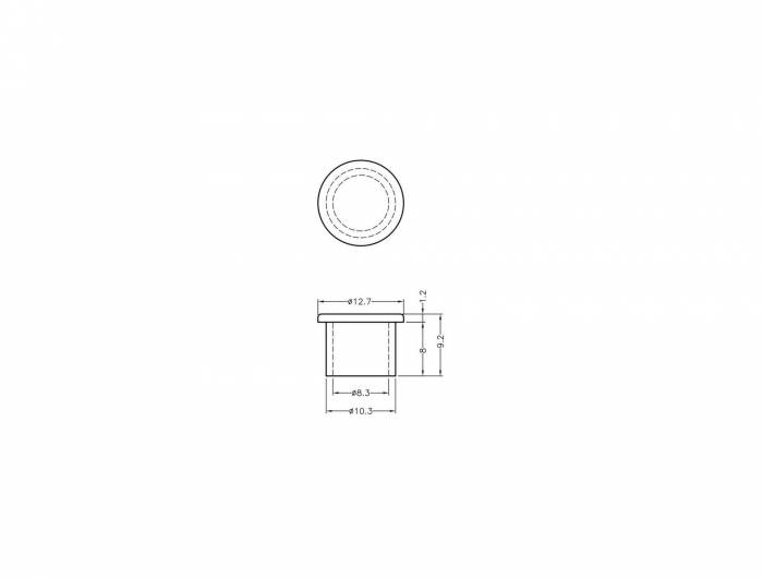 DeLOCK - Schutzkappe - Schwarz (Packung mit 10)