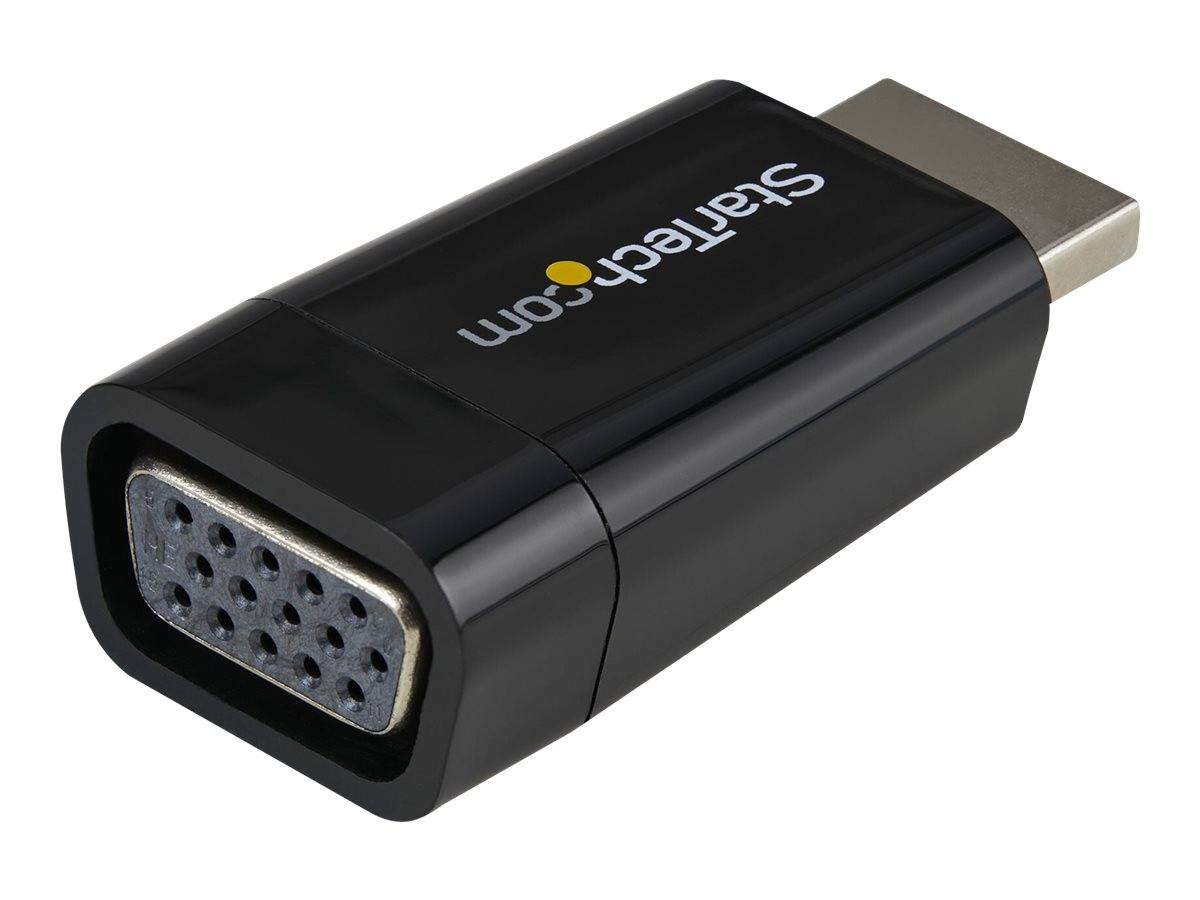 StarTech.com Kompakter HDMI auf VGA Adapter/ Konverter ideal für Chromebooks Ultrabooks & Laptops- HDMI zu VGA HD15 Wandler - 1920x1200