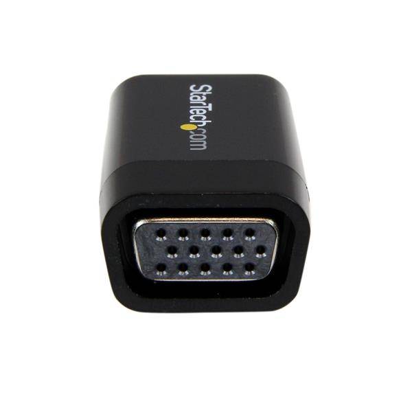 StarTech.com Kompakter HDMI auf VGA Adapter/ Konverter ideal für Chromebooks Ultrabooks & Laptops- HDMI zu VGA HD15 Wandler - 1920x1200
