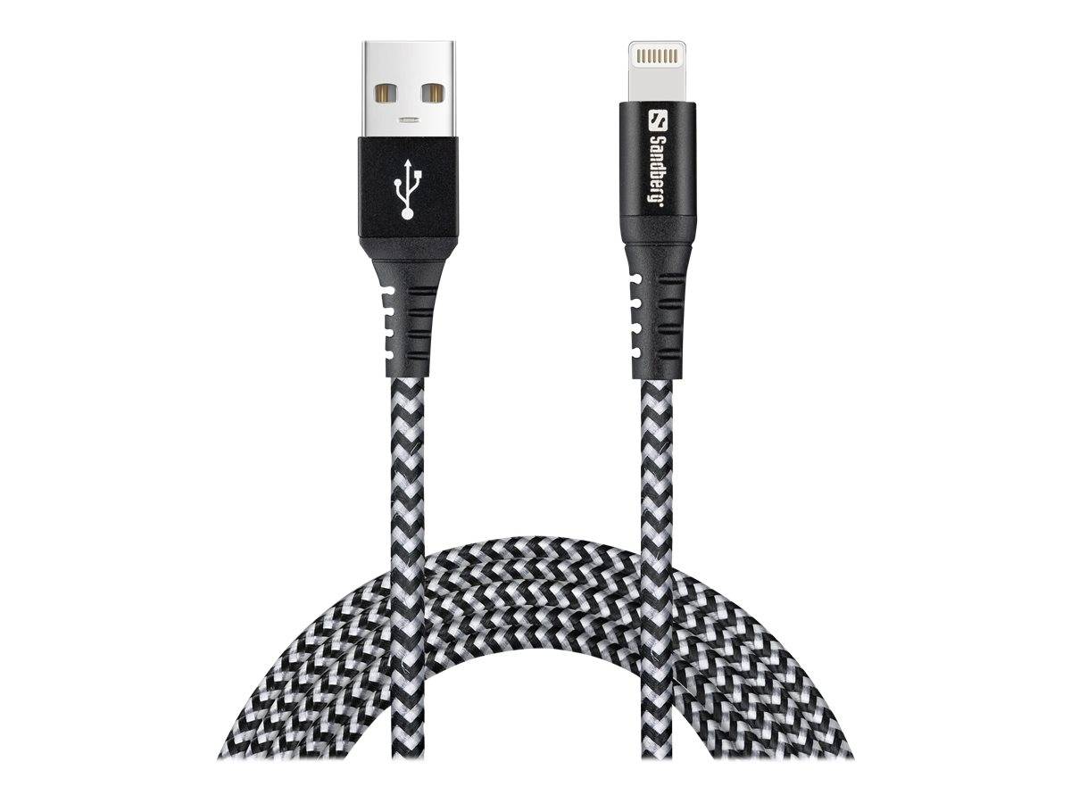Sandberg Active - Lightning-Kabel - Lightning männlich bis USB männlich - 2 m - für Apple iPad/iPhone/iPod (Lightning)