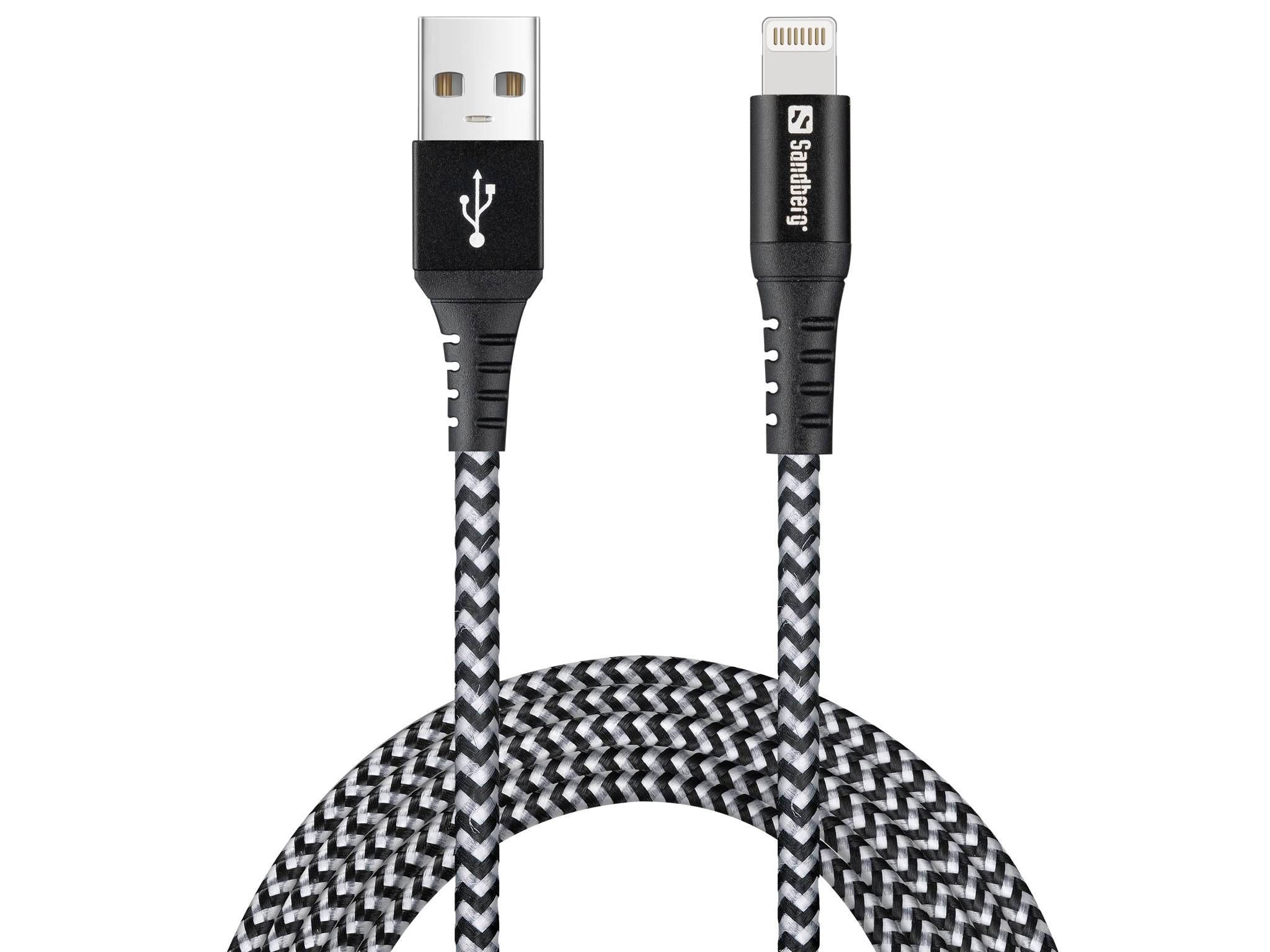 Sandberg Active - Lightning-Kabel - Lightning männlich bis USB männlich - 2 m - für Apple iPad/iPhone/iPod (Lightning)