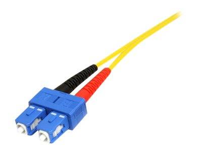 StarTech.com 7m Fiber Optic Cable - Single-Mode Duplex 9/125 - LSZH - LC/SC - OS1 - LC to SC Fiber Patch Cable (SMFIBLCS