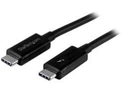 StarTech.com 1m (3.3ft) Thunderbolt 3 Cable, 20Gbps, 100W PD, 4K Video, Thunderbolt-Certified, Compatible w/ TB4/USB 3.2/DisplayPort