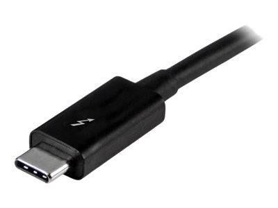 StarTech.com 2m (6.6ft) Thunderbolt 3 Cable, 20Gbps, 100W PD, 4K Video, Thunderbolt-Certified, Compatible w/ TB4/USB 3.2