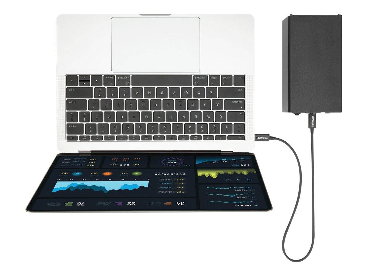 StarTech.com 50cm (1.6ft) Thunderbolt 3 Cable, 40Gbps, 100W PD, 4K/5K Video, Thunderbolt-Certified, Compatible w/ TB4/USB 3.2/DisplayPort
