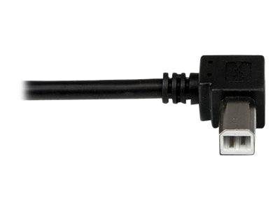 StarTech.com 3m USB 2.0 A auf B Kabel links gewinkelt - St/St - USB Druckerkabel - USB-Kabel - USB Typ B (M)