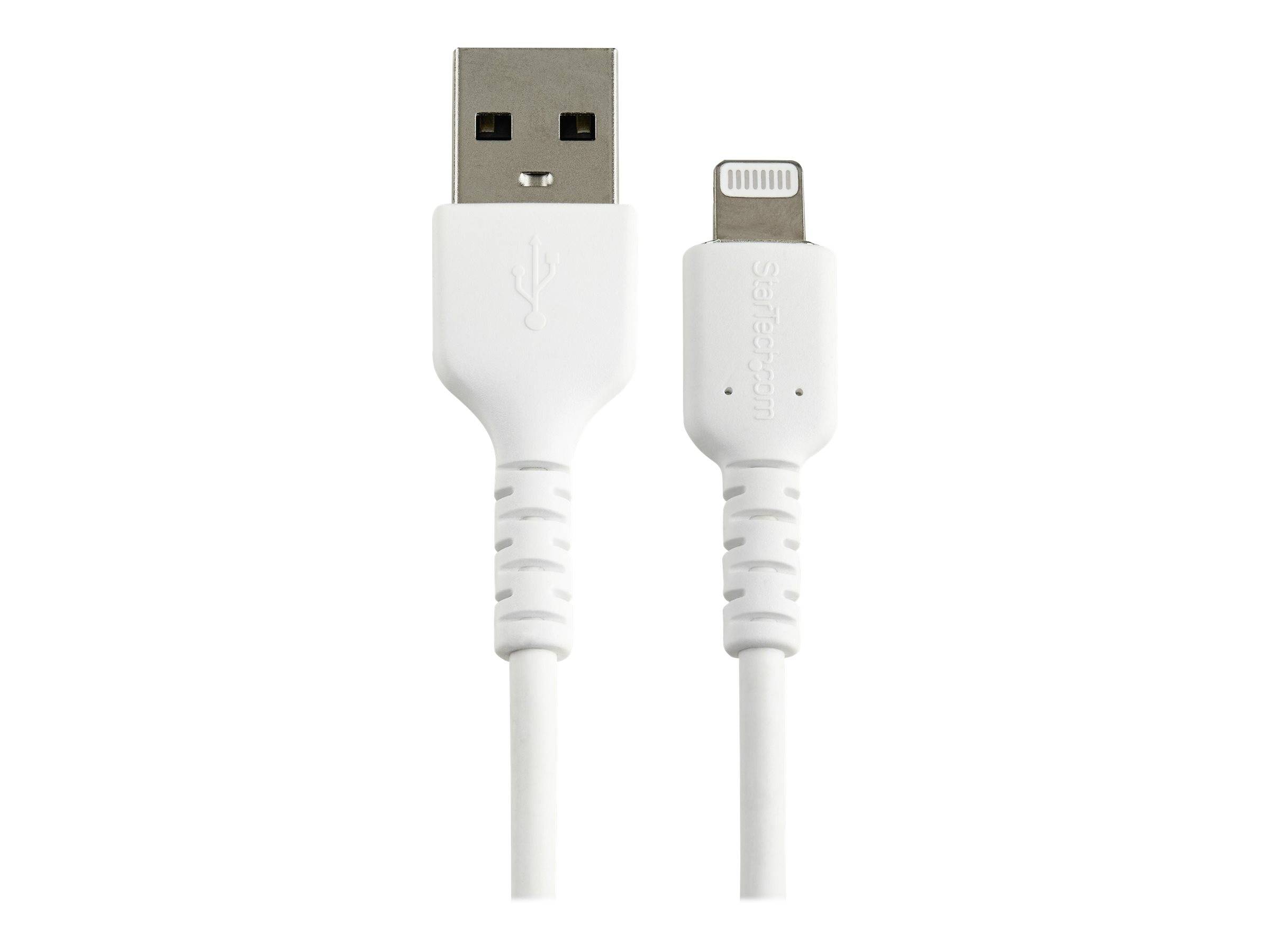 StarTech.com 15cm USB-A auf Lightning-Kabel - Hochbelastbare, robuste Aramidfaser - Lade-/Synchronisationskabel - Apple