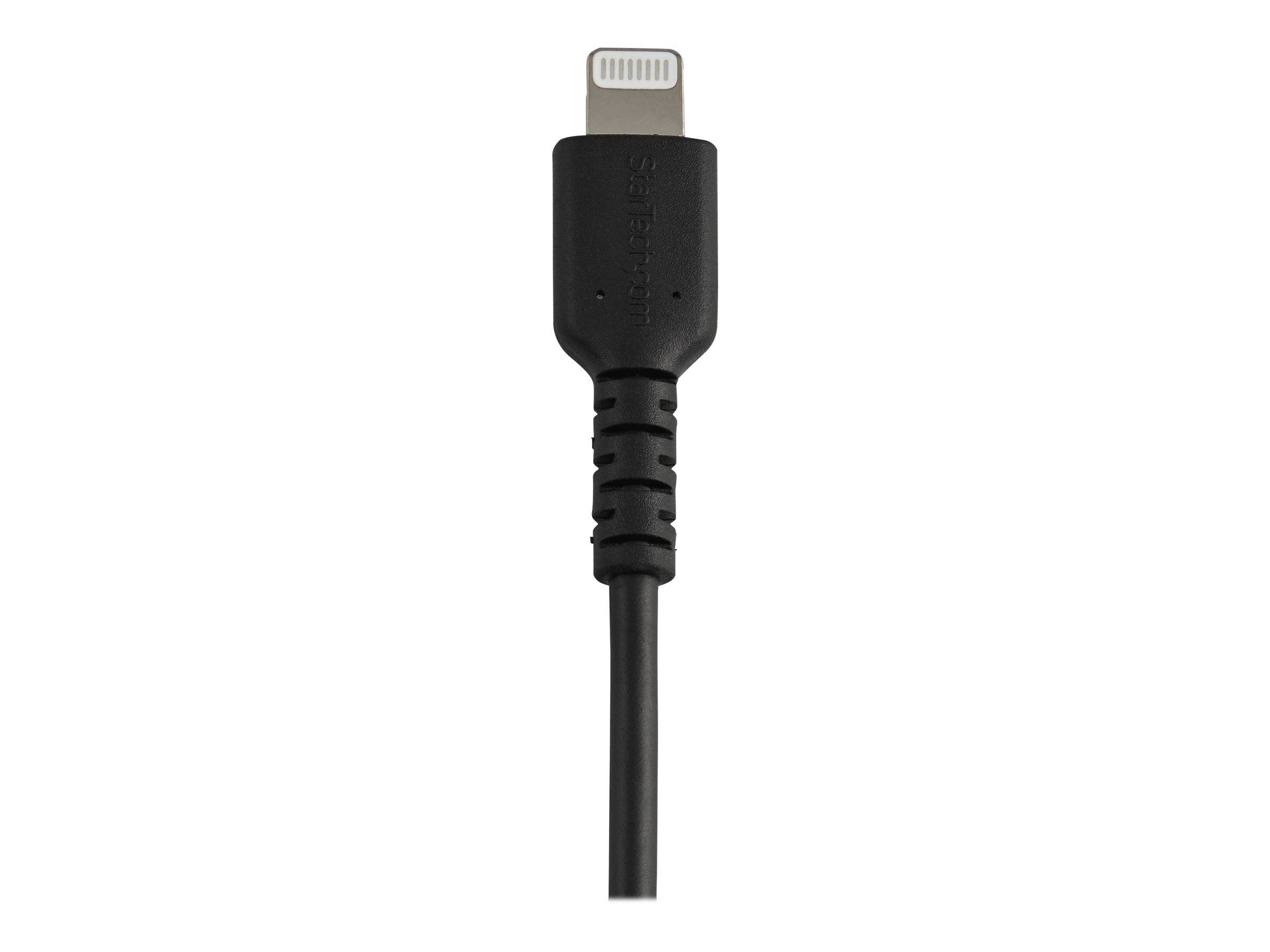 StarTech.com 30cm USB-A auf Lightning-Kabel - Hochbelastbare, robuste Aramidfaser - Lade-/Synchronisationskabel - Apple