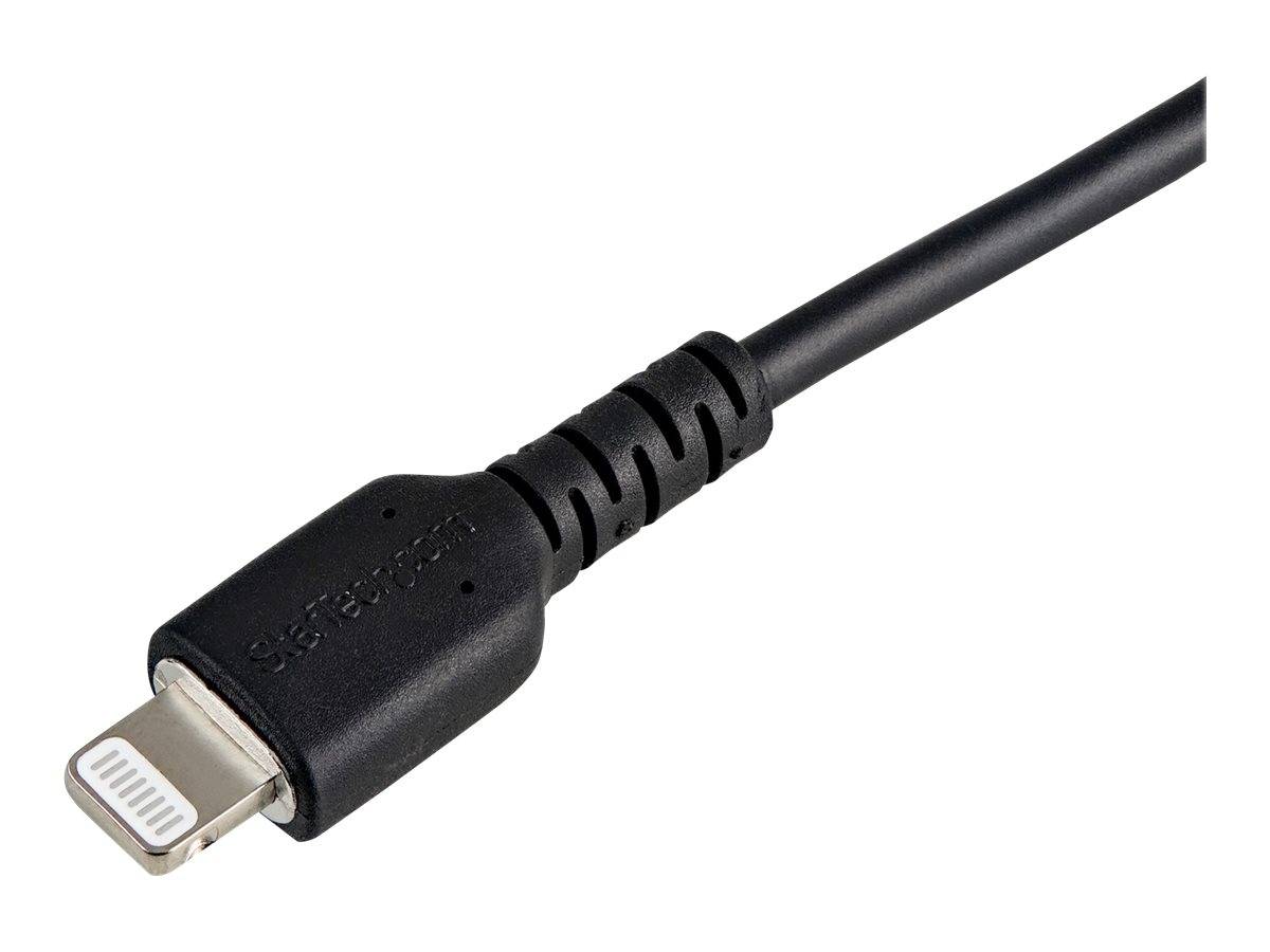 StarTech.com 30cm USB-A auf Lightning-Kabel - Hochbelastbare, robuste Aramidfaser - Lade-/Synchronisationskabel - Apple