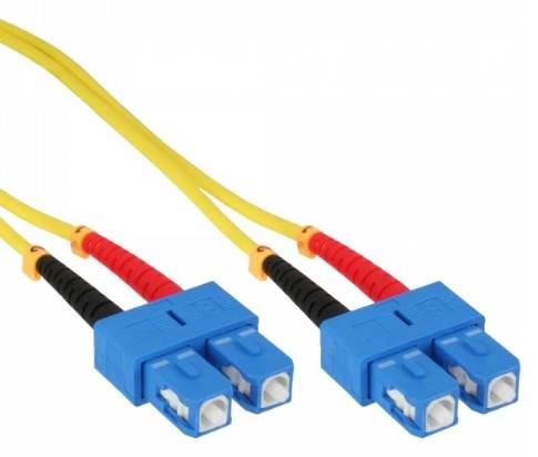 INLINE - LWL Duplex Kabel - SC/SC - 9/125µm - OS2 - 0,5m