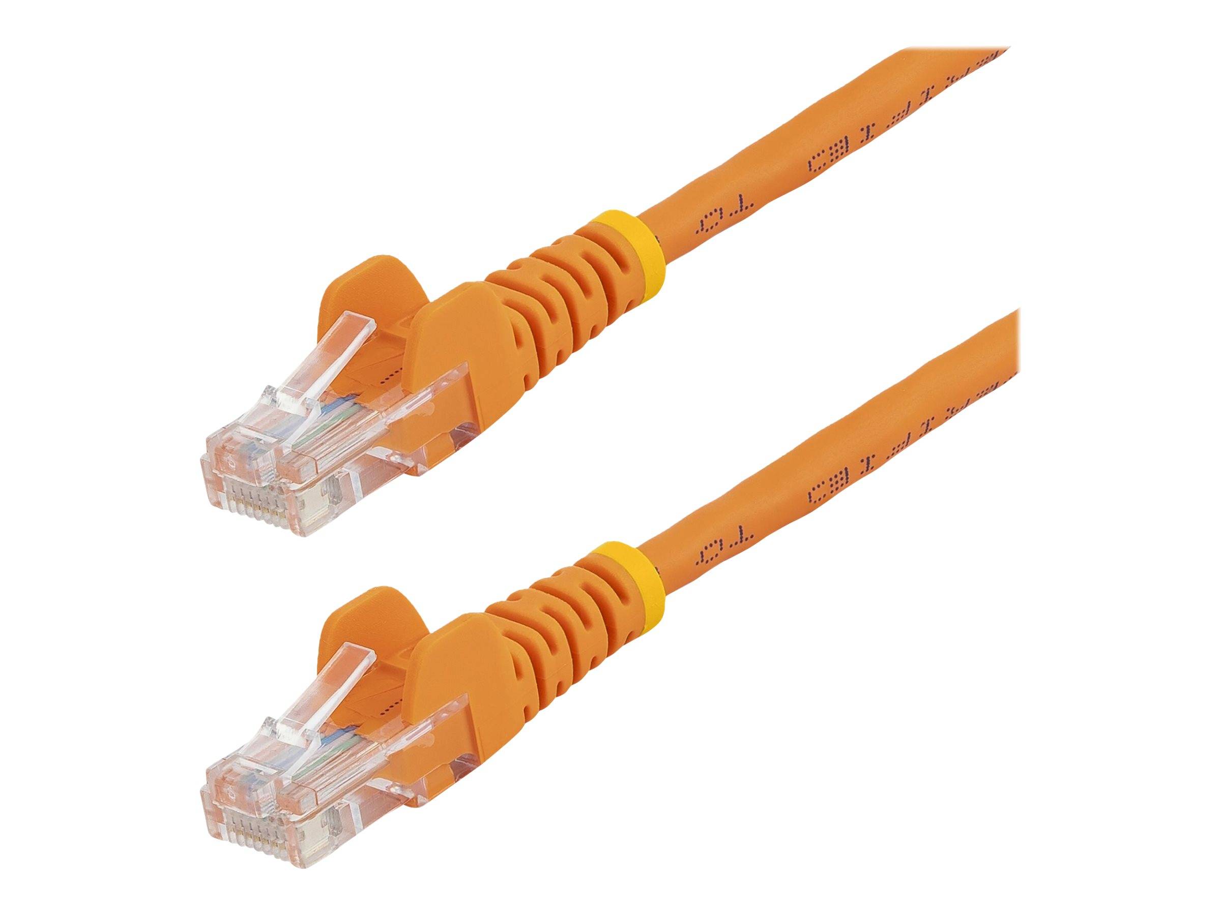 StarTech.com 3m Cat5e RJ45 UTP Netzwerkkabel Snagless - Cat 5e Patchkabel - Orange - Stecker / Stecker - Patch-Kabel - R
