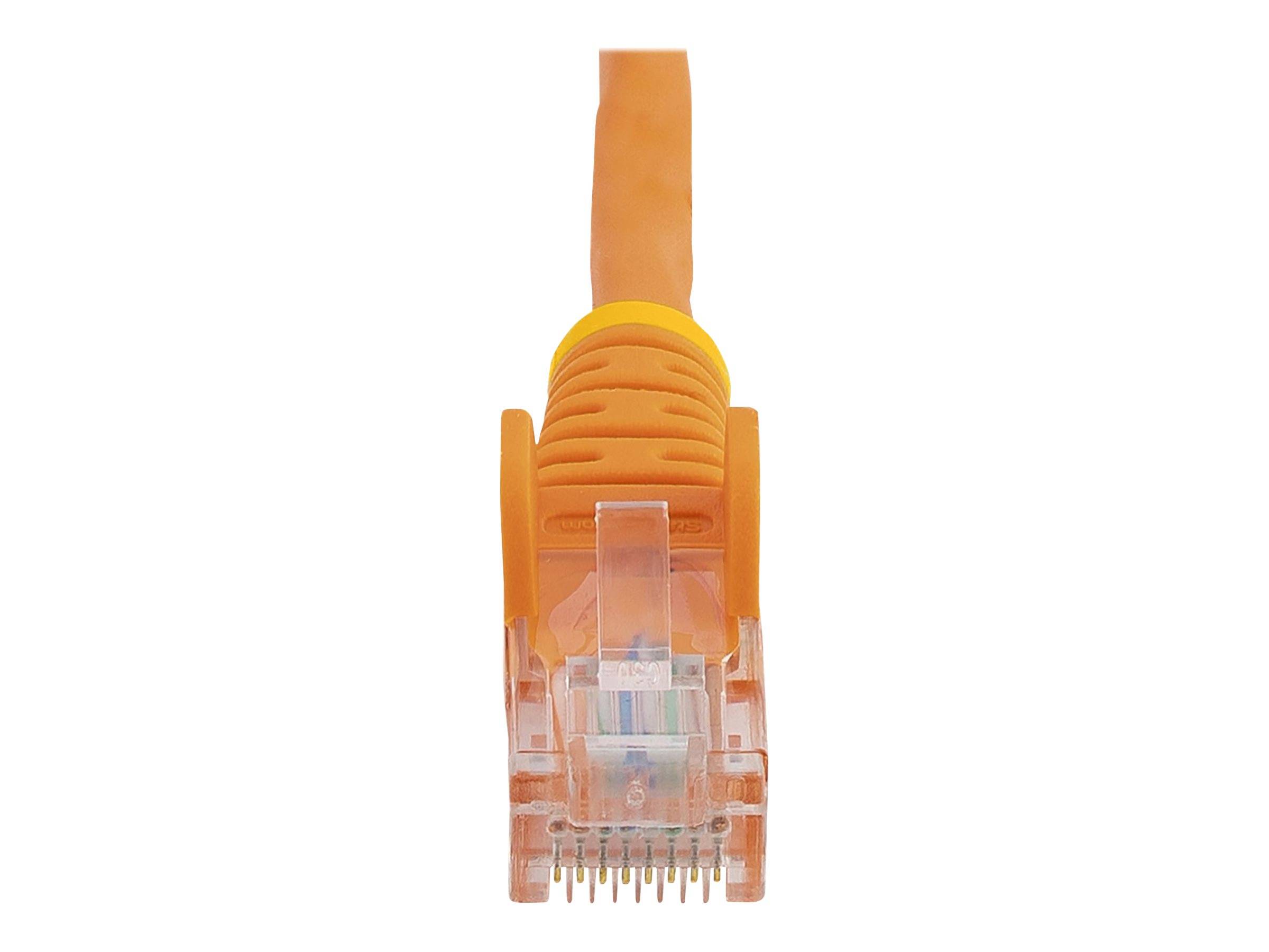 StarTech.com 3m Cat5e RJ45 UTP Netzwerkkabel Snagless - Cat 5e Patchkabel - Orange - Stecker / Stecker - Patch-Kabel - R