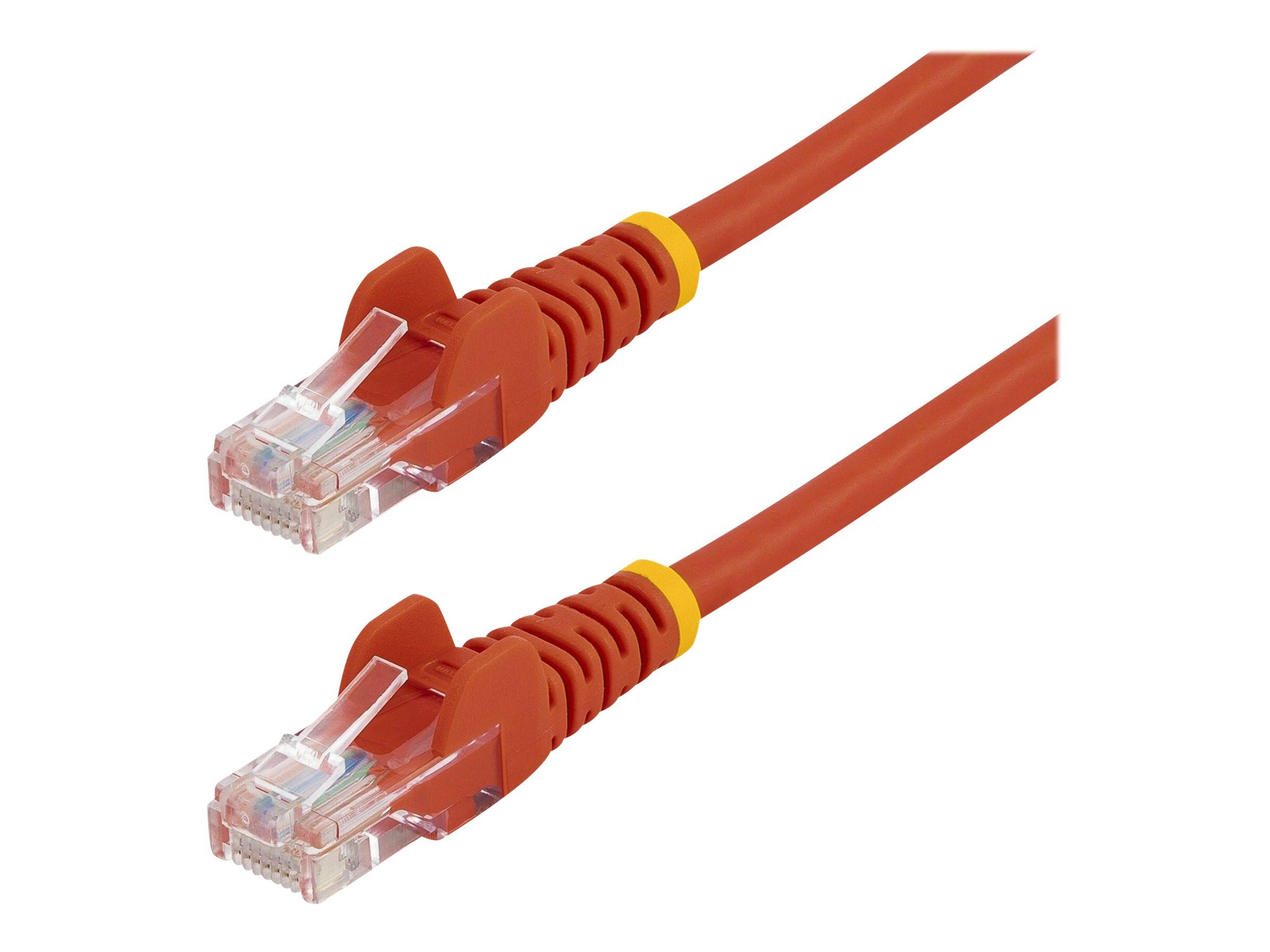 StarTech.com 3m Cat5e RJ45 UTP Netzwerkkabel Snagless - Cat 5e Patchkabel - Rot - Stecker / Stecker - Patch-Kabel - RJ-4