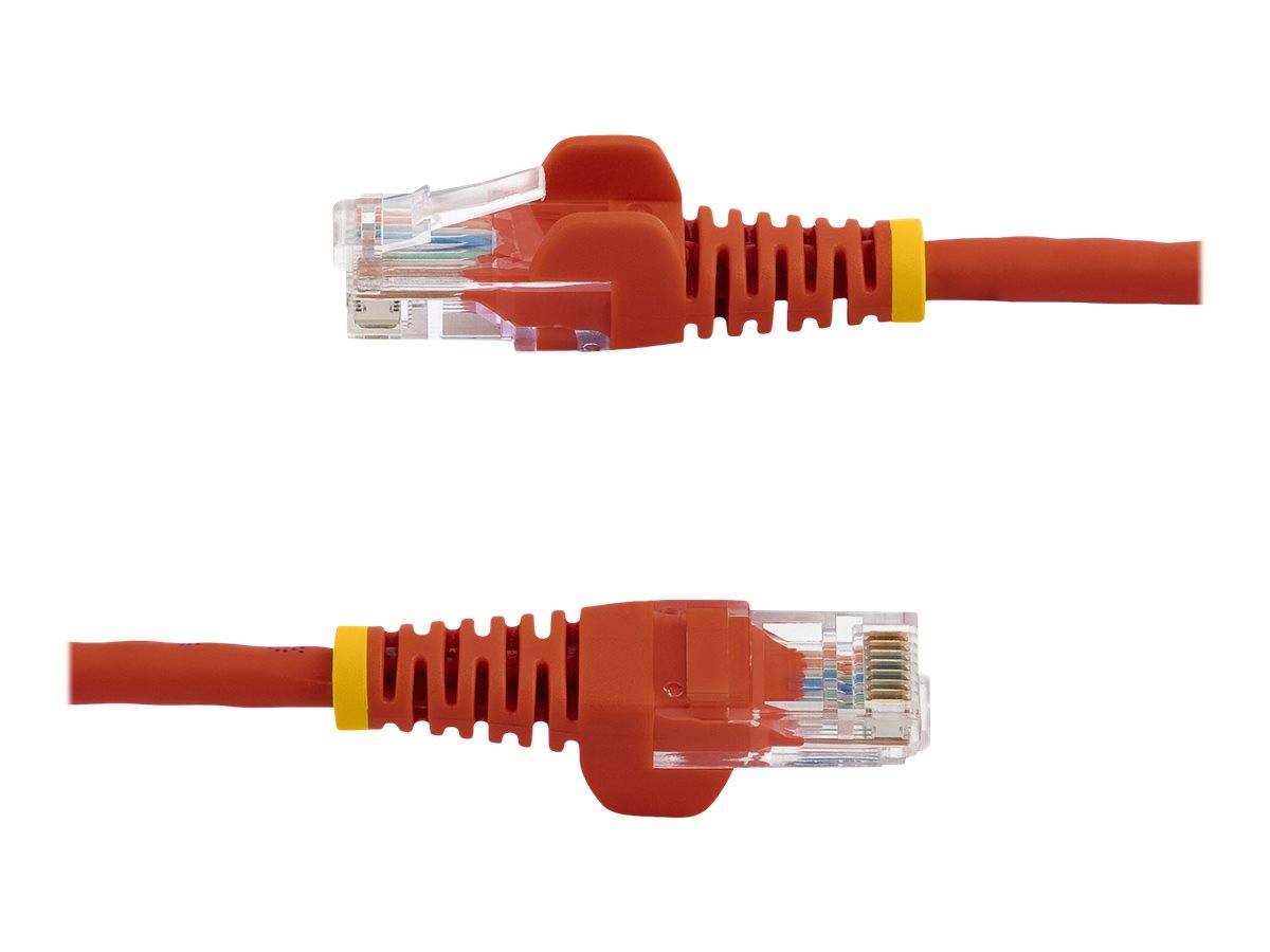StarTech.com 3m Cat5e RJ45 UTP Netzwerkkabel Snagless - Cat 5e Patchkabel - Rot - Stecker / Stecker - Patch-Kabel - RJ-4