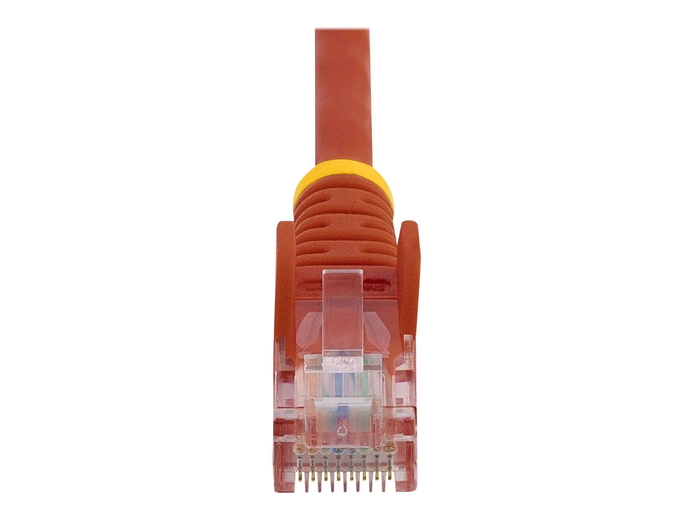 StarTech.com 3m Cat5e RJ45 UTP Netzwerkkabel Snagless - Cat 5e Patchkabel - Rot - Stecker / Stecker - Patch-Kabel - RJ-4