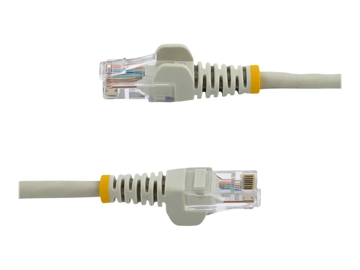 StarTech.com 1m Cat5e RJ45 UTP Netzwerkkabel Snagless - Cat 5e Patchkabel - Grau - Stecker / Stecker - Patch-Kabel - RJ-
