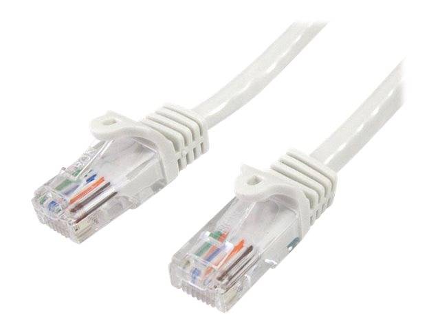 StarTech.com 2m Cat5e RJ45 UTP Netzwerkkabel Snagless - Cat 5e Patchkabel - Weiß - Stecker / Stecker - Patch-Kabel - RJ-