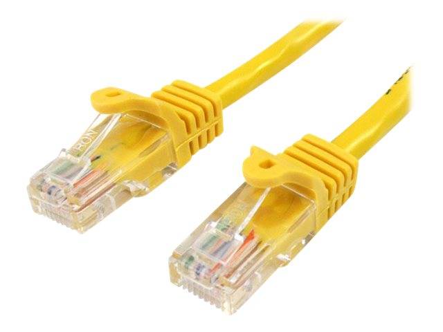 StarTech.com 2m Cat5e RJ45 UTP Netzwerkkabel Snagless - Cat 5e Patchkabel - Gelb - Stecker / Stecker - Patch-Kabel - RJ-