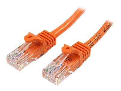 StarTech.com 2m Cat5e RJ45 UTP Netzwerkkabel Snagless - Cat 5e Patchkabel - Orange - Stecker / Stecker - Patch-Kabel - R