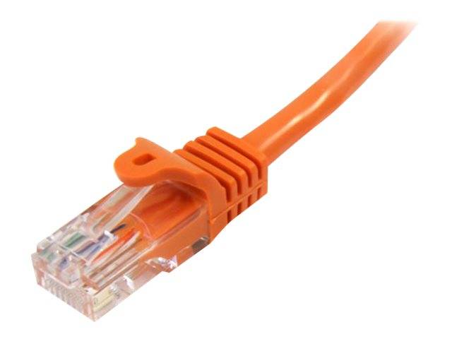 StarTech.com 2m Cat5e RJ45 UTP Netzwerkkabel Snagless - Cat 5e Patchkabel - Orange - Stecker / Stecker - Patch-Kabel - R