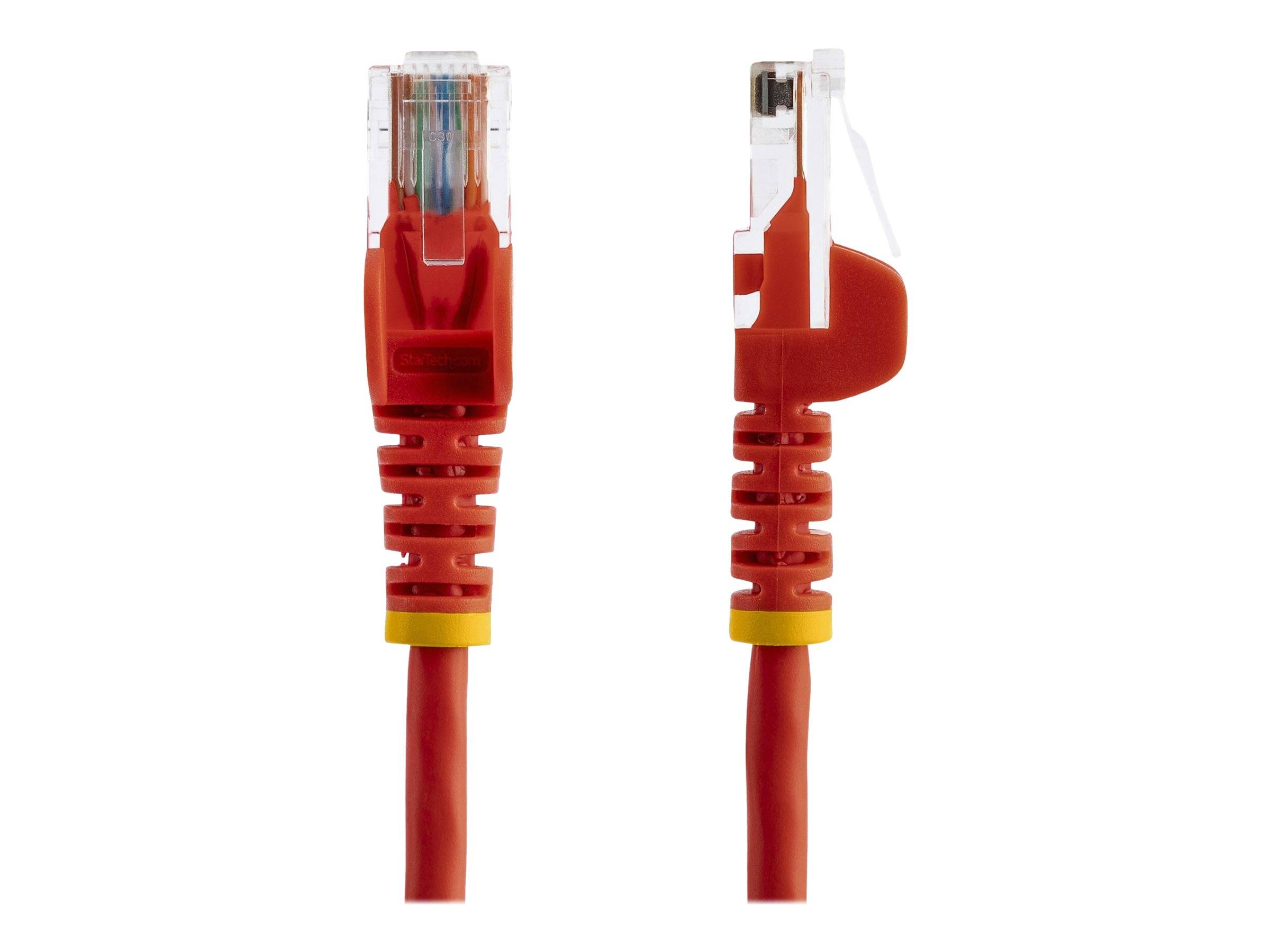 StarTech.com 2m Cat5e RJ45 UTP Netzwerkkabel Snagless - Cat 5e Patchkabel - Rot - Stecker / Stecker - Patch-Kabel - RJ-4