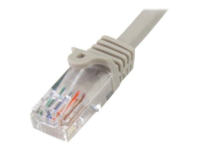 StarTech.com 2m Cat5e RJ45 UTP Netzwerkkabel Snagless - Cat 5e Patchkabel - Grau - Stecker / Stecker - Patch-Kabel - RJ-