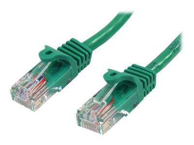 StarTech.com 1m Cat5e RJ45 UTP Netzwerkkabel Snagless - Cat 5e Patchkabel - Grün - Stecker / Stecker - Patch-Kabel - RJ-