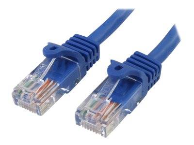 StarTech.com 1m Cat5e RJ45 UTP Netzwerkkabel Snagless - Cat 5e Patchkabel - Blau - Stecker / Stecker - Patch-Kabel - RJ-
