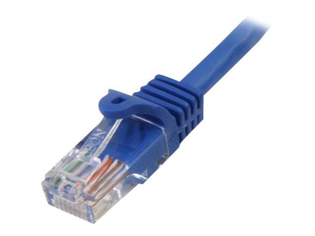 StarTech.com 1m Cat5e RJ45 UTP Netzwerkkabel Snagless - Cat 5e Patchkabel - Blau - Stecker / Stecker - Patch-Kabel - RJ-
