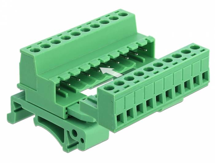 DeLOCK - Netzanschlussadapter-Kit - grün
