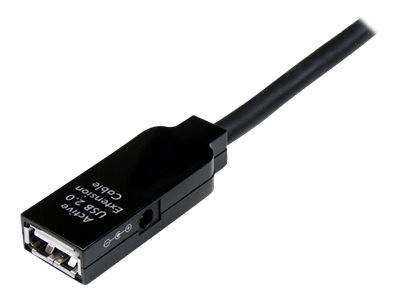 StarTech.com 10m aktives USB 2.0 Verlängerungskabel - St/Bu - USB Verlängerung / Repeater Kabel - USB-Verlängerungskabel