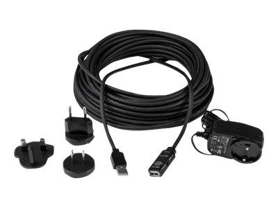 StarTech.com 10m aktives USB 2.0 Verlängerungskabel - St/Bu - USB Verlängerung / Repeater Kabel - USB-Verlängerungskabel - USB (W)
