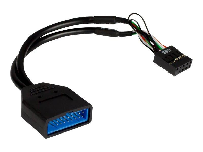 Inter-Tech - Interner USB-Adapter - 9-poliger USB-Header (W)