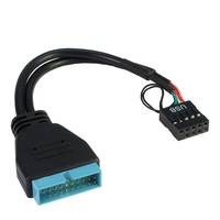 Inter-Tech - Interner USB-Adapter - 9-poliger USB-Header (W)