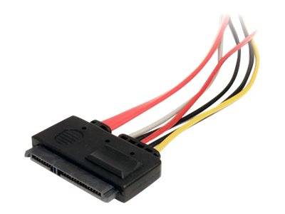 StarTech.com SATA Verlängerung 30cm - 22pin Kombikabel Stecker / Buchse - internes S-ATA Daten- Strom Verlängerungskabel