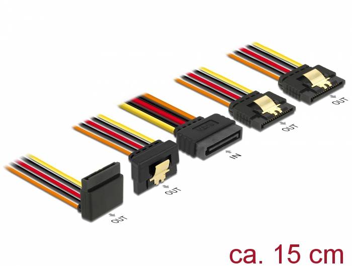 DeLOCK - Netz-Splitter - SATA-Stromstecker (S)