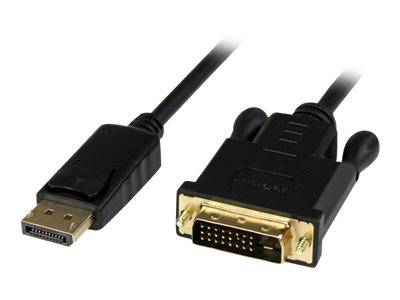 StarTech.com 90cm Aktives DisplayPort auf DVI Kabel - Stecker/Stecker - DP zu DVI Adapter/ Konverter - 1920x1200 / 1080p - Schwarz