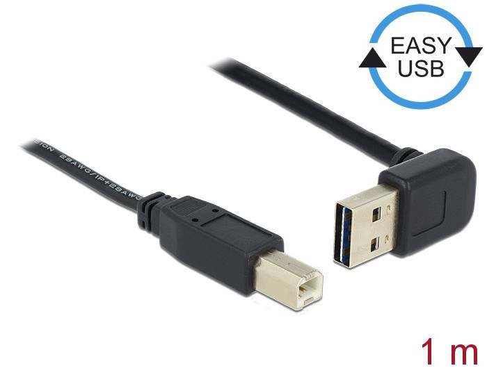DeLOCK Easy - USB-Kabel - USB (M) umkehrbar bis USB Typ B (M)