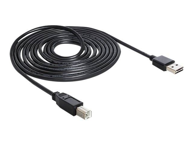 DeLOCK Easy - USB-Kabel - USB (M) umkehrbar bis USB Typ B (M)
