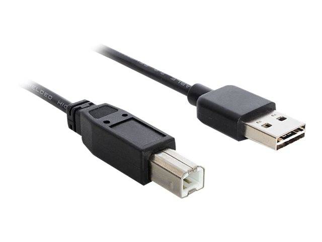 DeLOCK Easy - USB-Kabel - USB (M) umkehrbar bis USB Typ B (M)