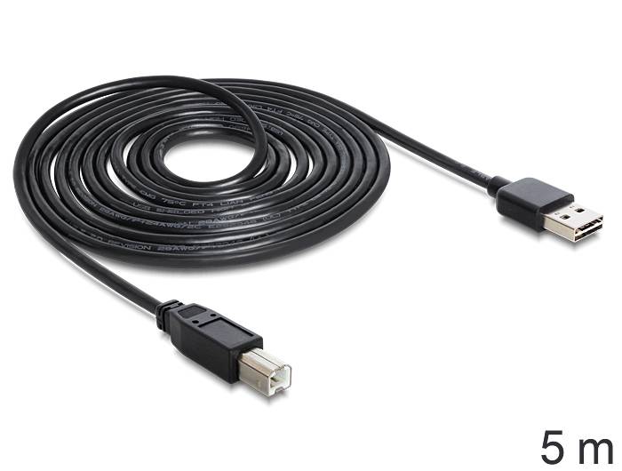 DeLOCK Easy - USB-Kabel - USB (M) umkehrbar bis USB Typ B (M)