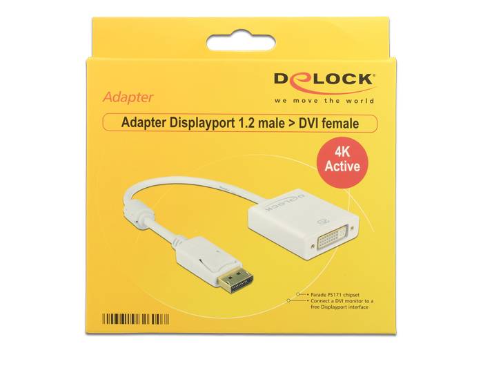 Delock Displayport to DVI Adapter - Videokonverter